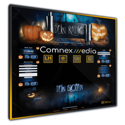 WEB PHP CMS W-P Mobile Design LH_Pumpkin zum Halloween
