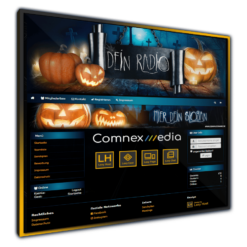 WEB PHP CMS W-P Mobile Design zum Halloween LH_Pumpkin