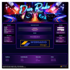 Webradio-Design LH_Party für PHP-Fusion