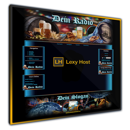 PHP-Fusion Webradio Design zum Ocktoberfest